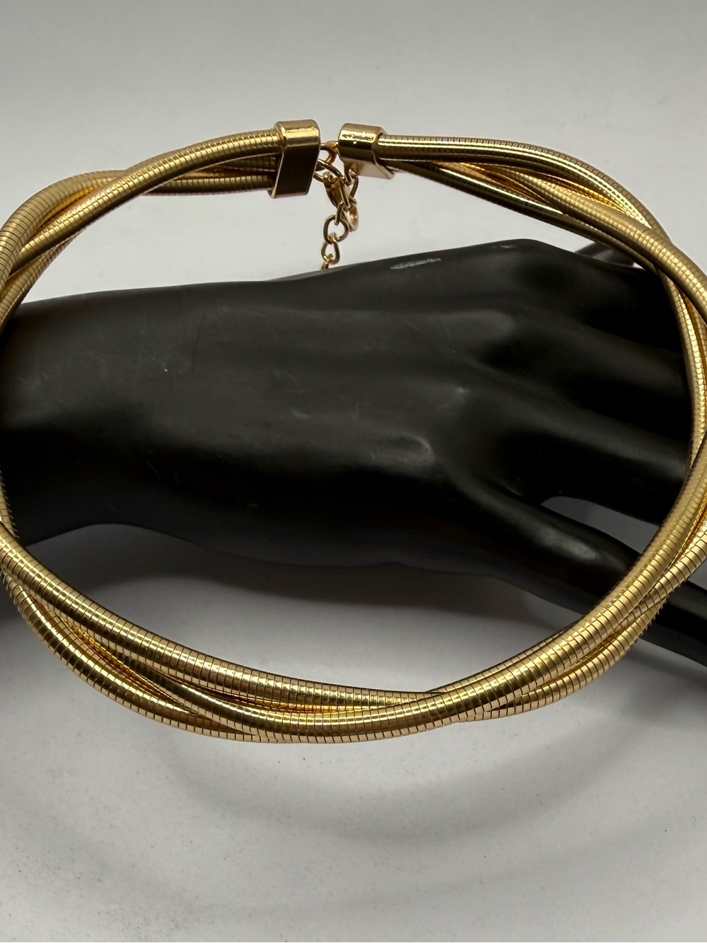 Gold Multi-Strand Coil Necklace - Women Jewelry